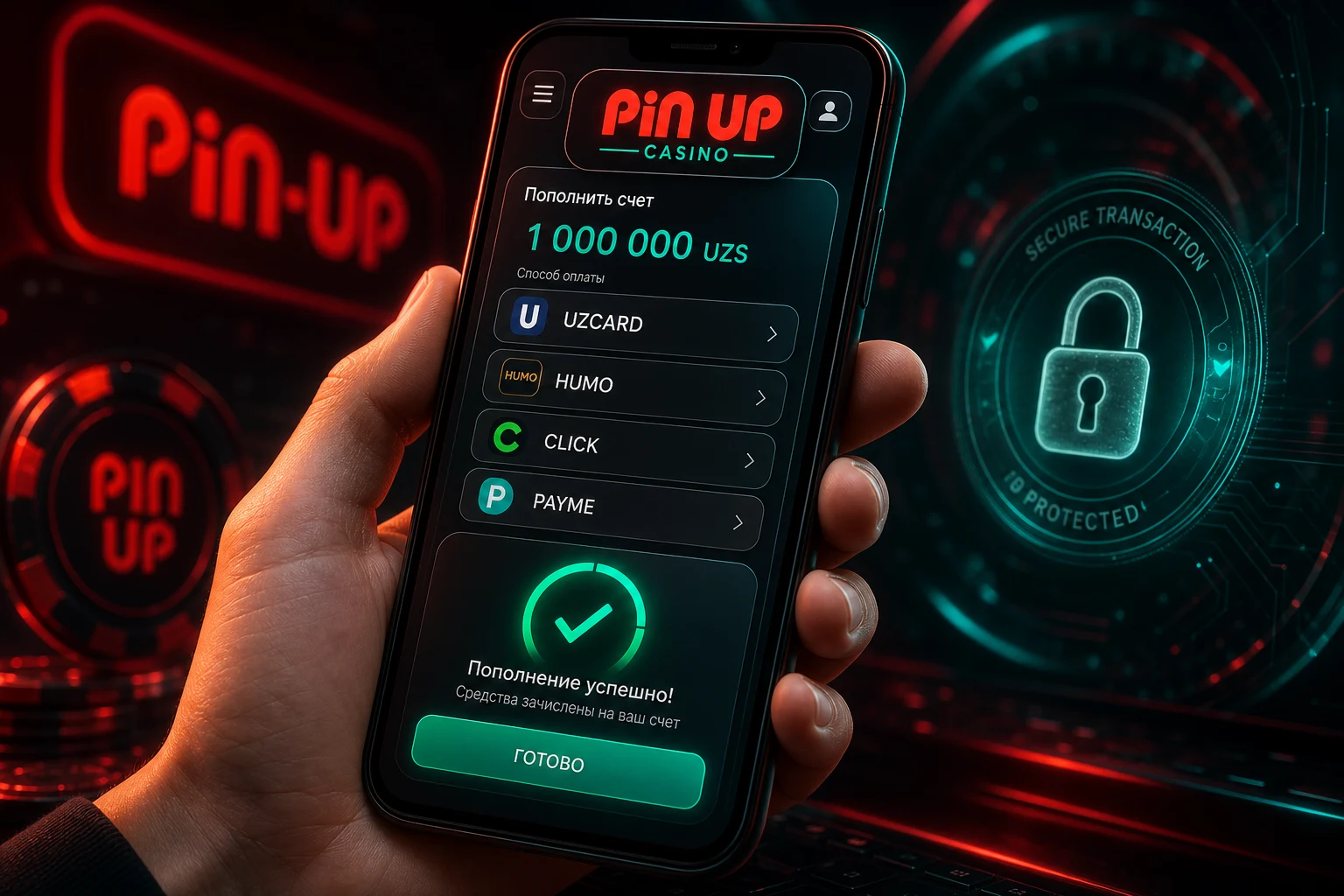 Бонусный раздел Pin Up Casino